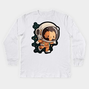 Astronaut Kids Long Sleeve T-Shirt